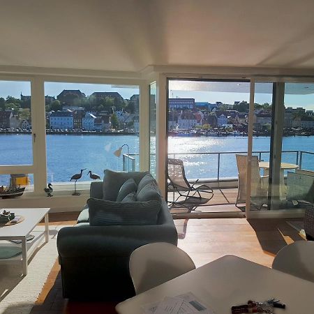 Ferienwohnung Loft 5 - Urlaub direkt an der Förde Flensburg Exterior foto