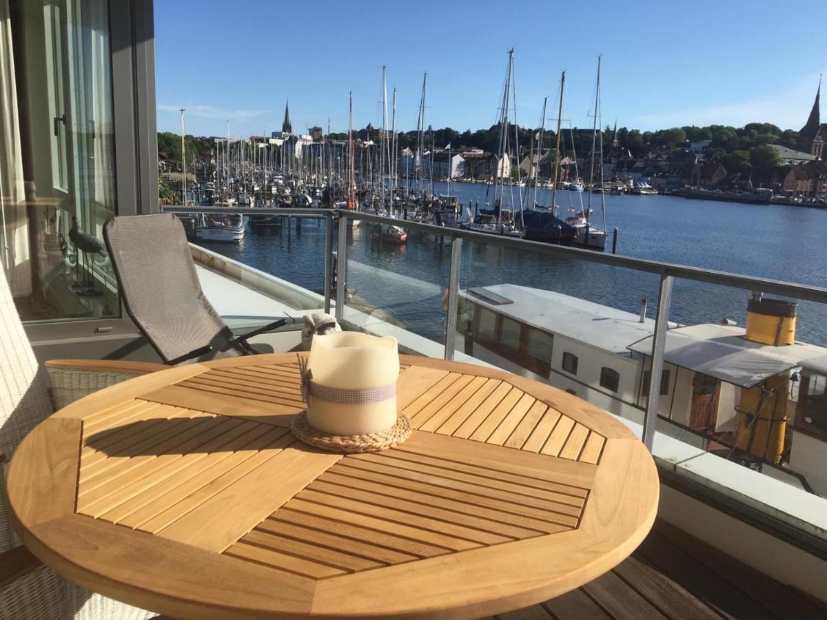 Ferienwohnung Loft 5 - Urlaub direkt an der Förde Flensburg Exterior foto