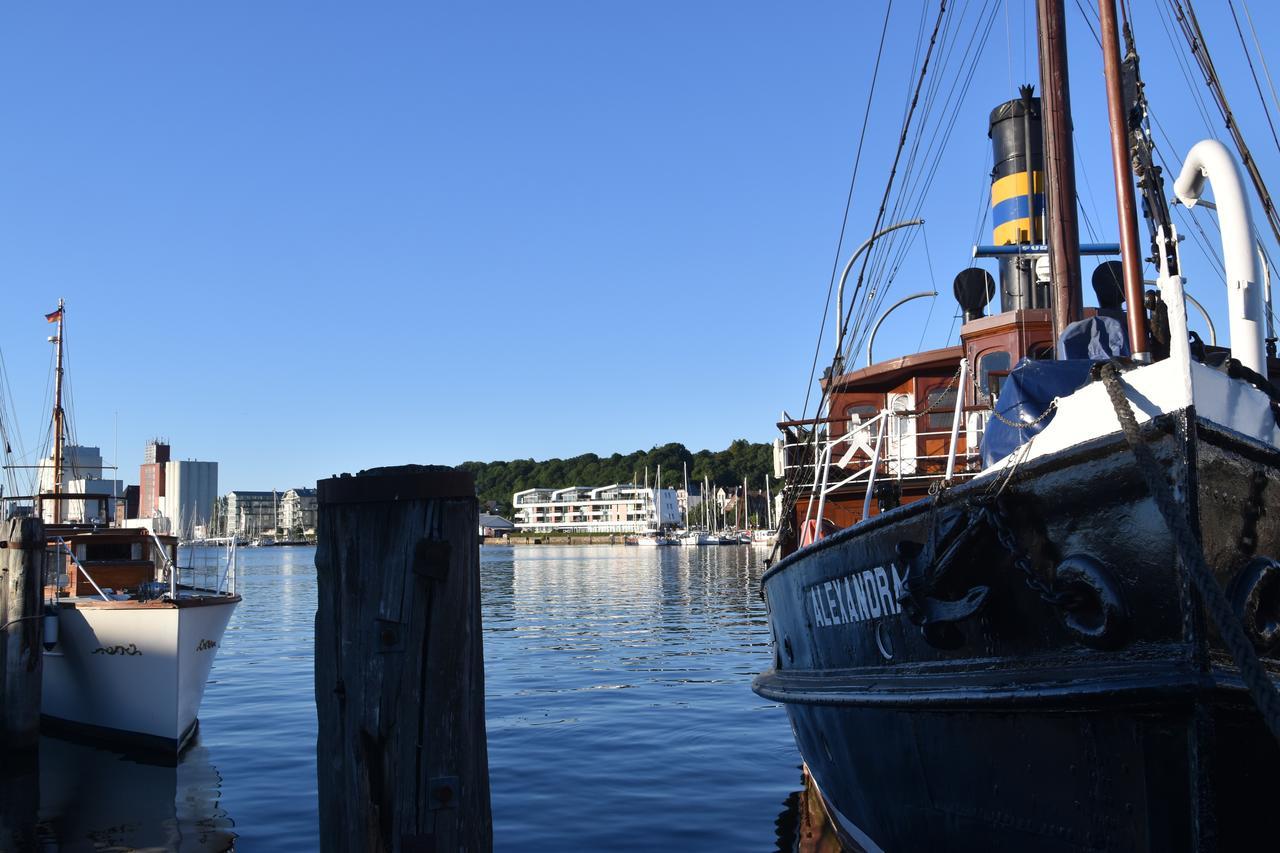 Ferienwohnung Loft 5 - Urlaub direkt an der Förde Flensburg Exterior foto