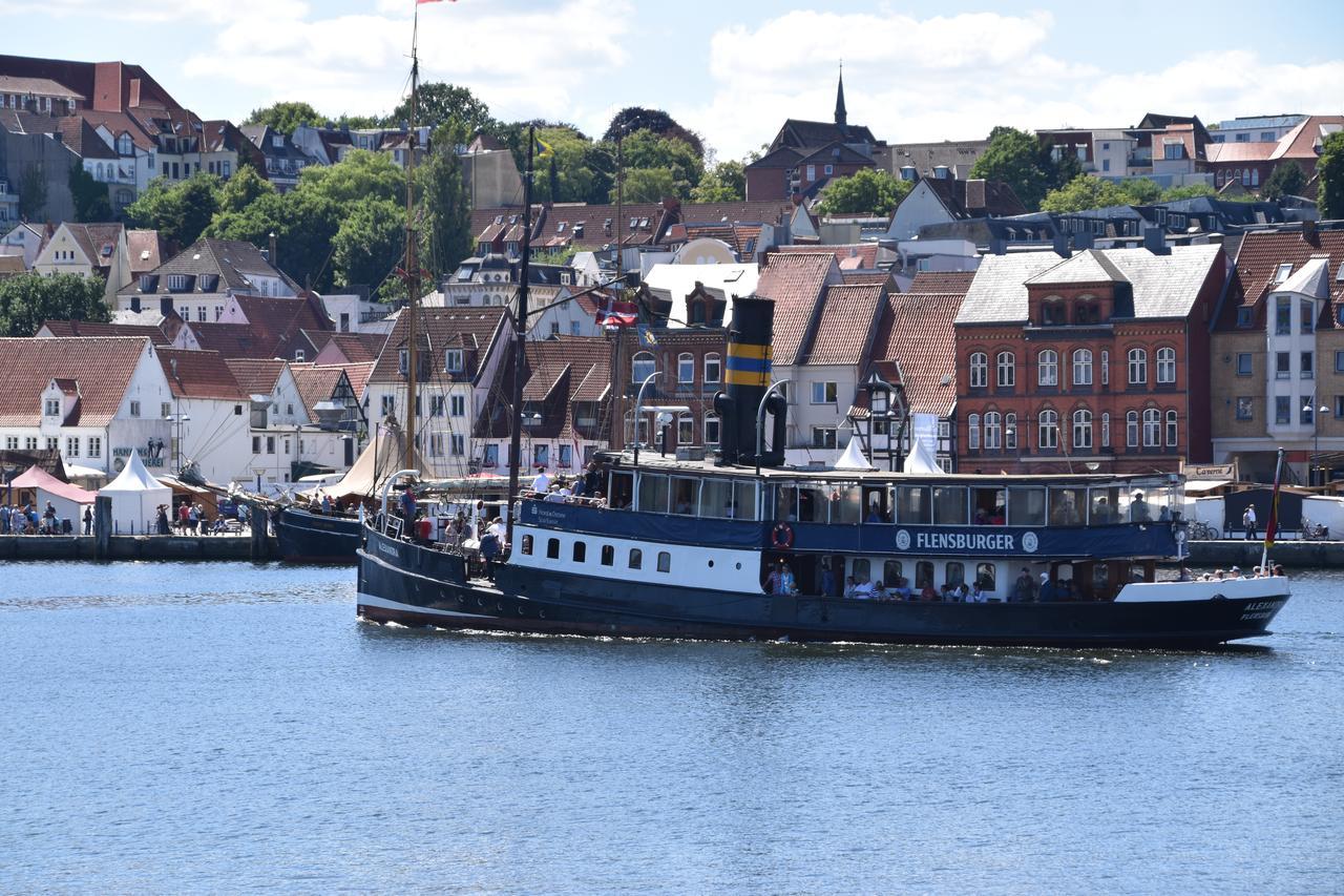 Ferienwohnung Loft 5 - Urlaub direkt an der Förde Flensburg Exterior foto