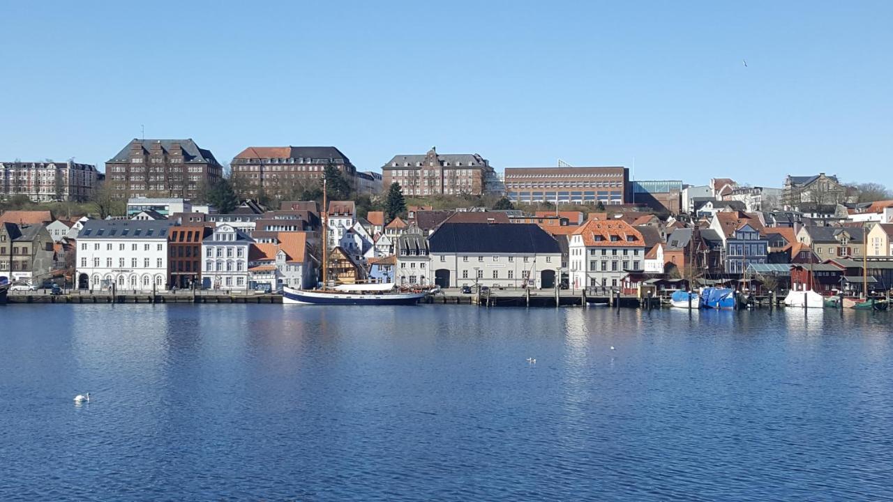 Ferienwohnung Loft 5 - Urlaub direkt an der Förde Flensburg Exterior foto